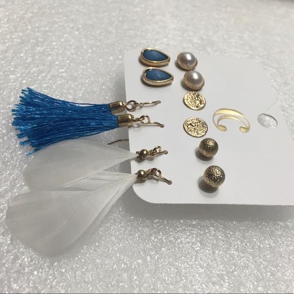 Charming Charlie Earrings, Tassel & Feather - Picture 7 of 11